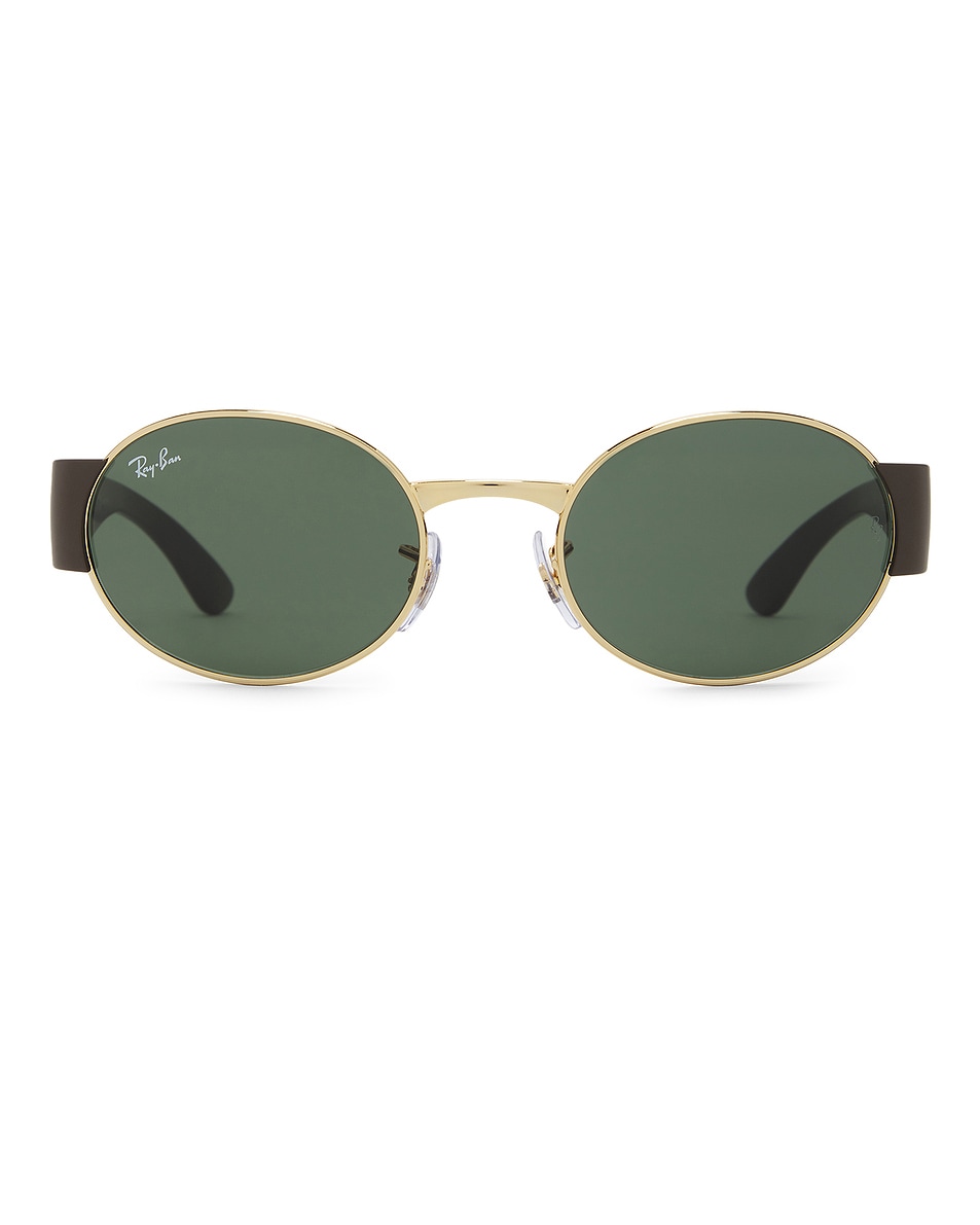 Image 1 of Ray-Ban RB3770 Sunglasses in Gold & Green