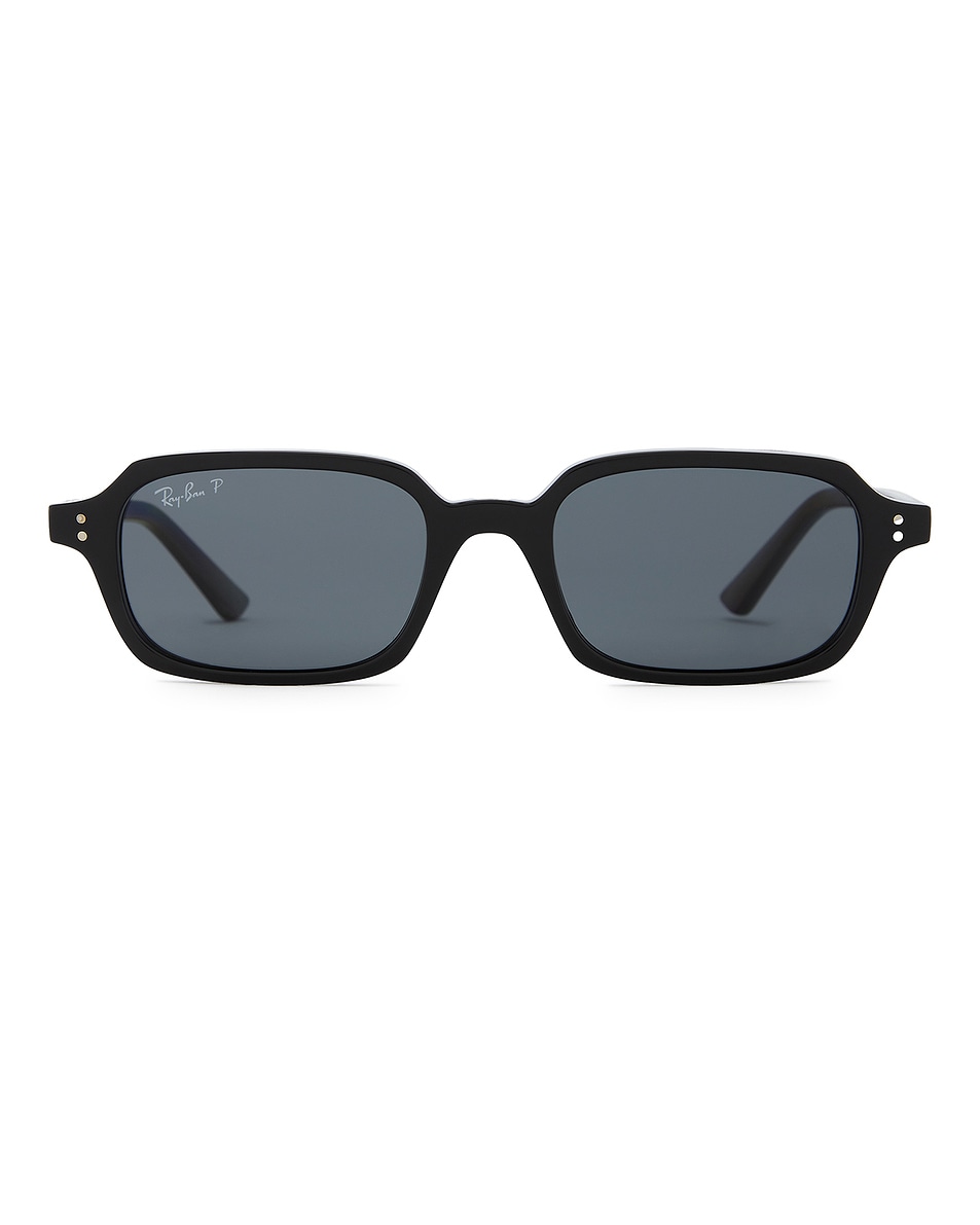 Image 1 of Ray-Ban Zuri Bio-Based Sunglasses in Black & Dark Grey Polar