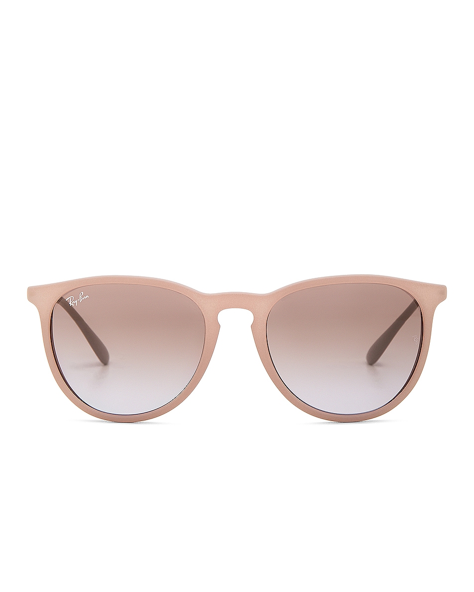 Image 1 of Ray-Ban Erika Sunglasses in Dark Rubber Sand