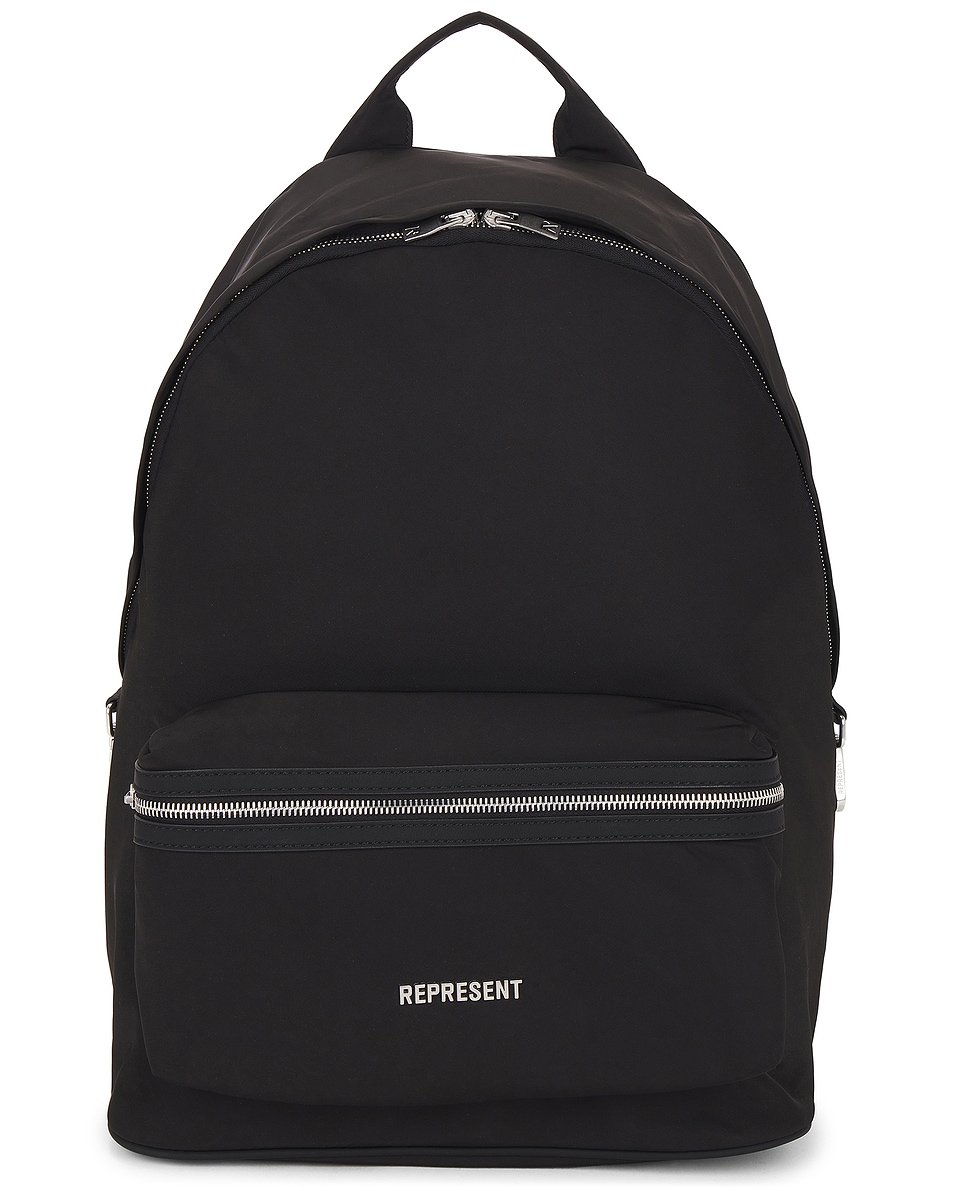 Image 1 of REPRESENT Nylon Backpack in Black