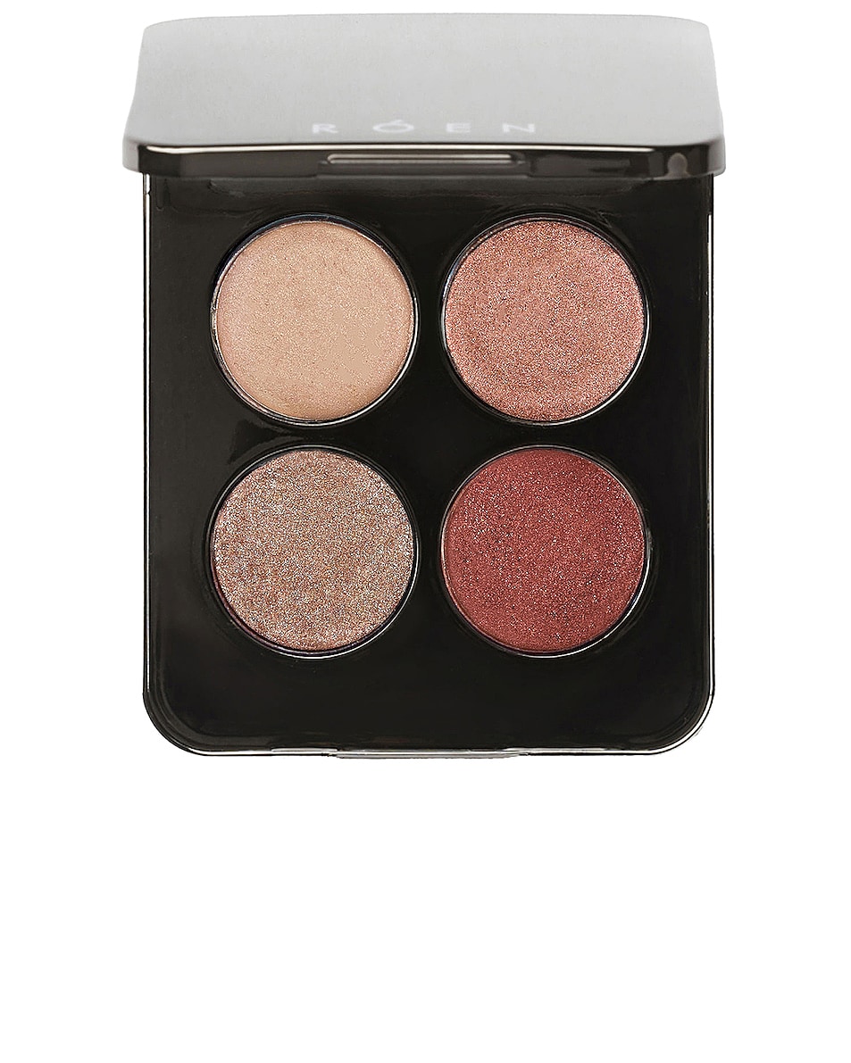 Image 1 of ROEN Mood 4Ever Eye Shadow Palette in Crema, Elated, Impressions, & Toasty