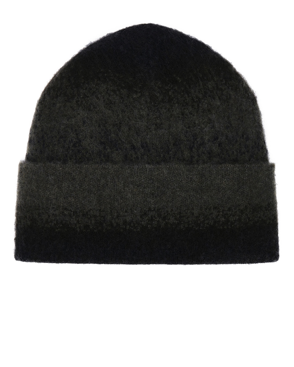Image 1 of Rag & Bone Downing Cashmere Blend Beanie in Green Multi