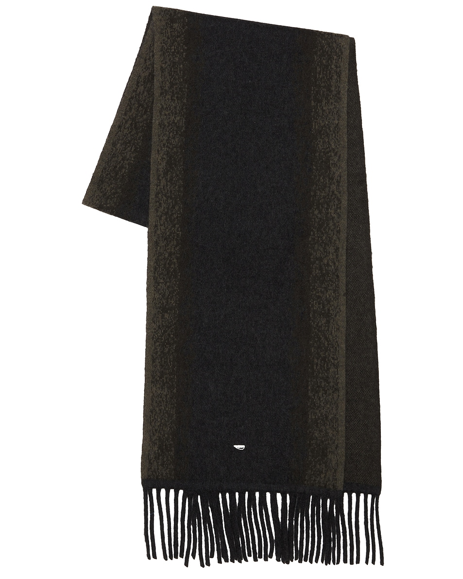 Image 1 of Rag & Bone Downing Cashmere Blend Scarf in Green Multi