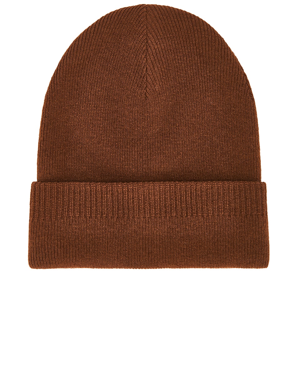 Image 1 of Rag & Bone Max Beanie in Chocolate Brown