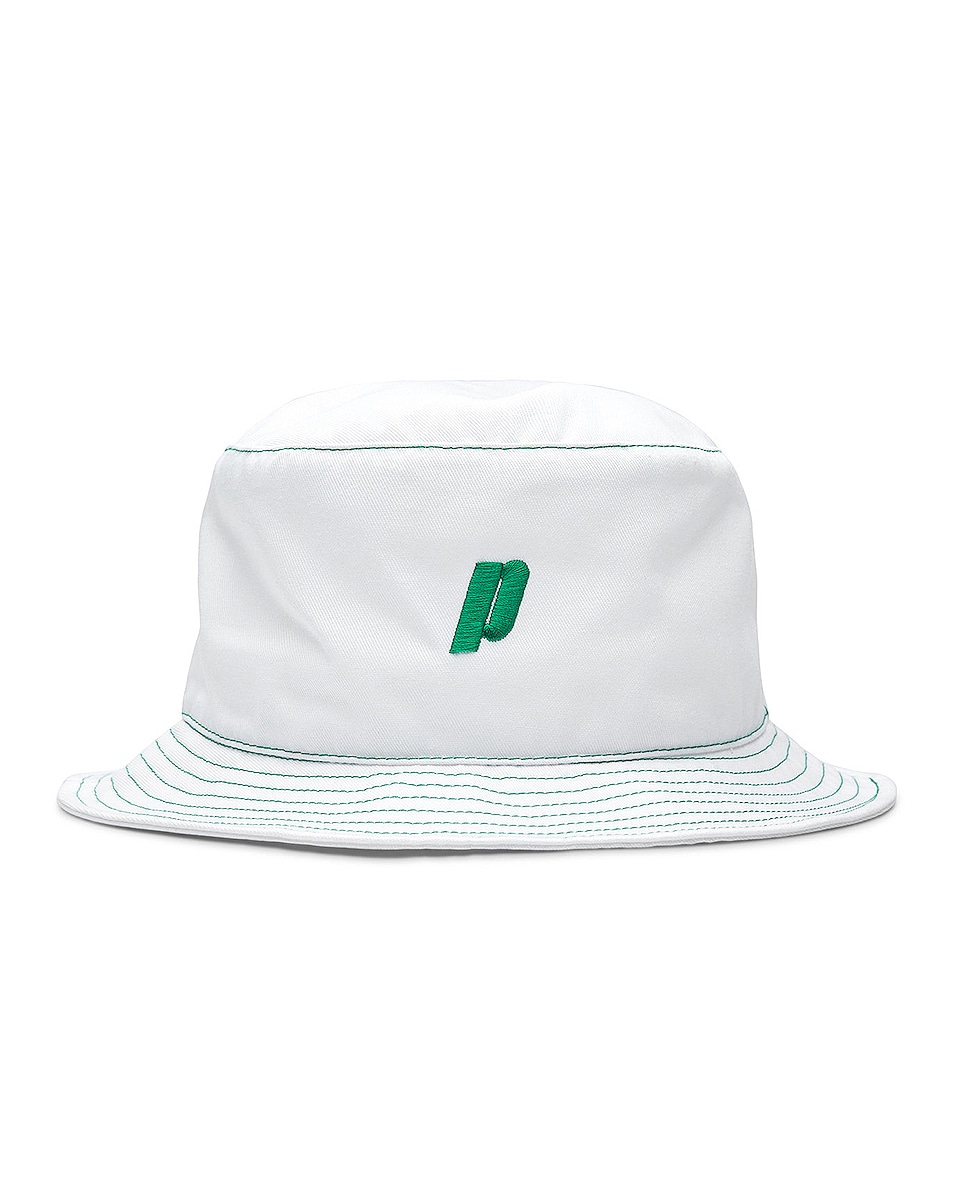 Image 1 of Reigning Champ X Prince Bucket Hat in White