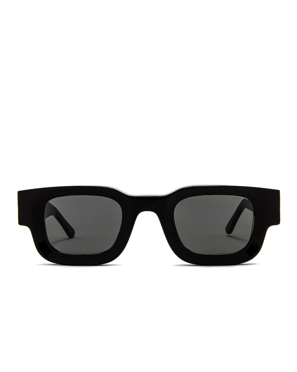 Image 1 of Rhude x Thierry Lasry Rhevision Sunglasses in Black & Black