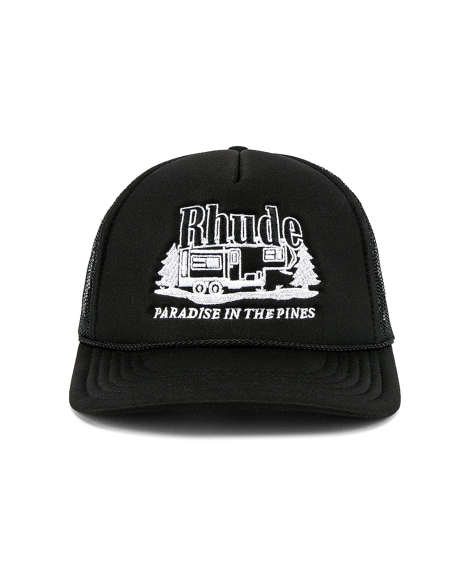 Image 1 of Rhude Trailer Park Hat in Black