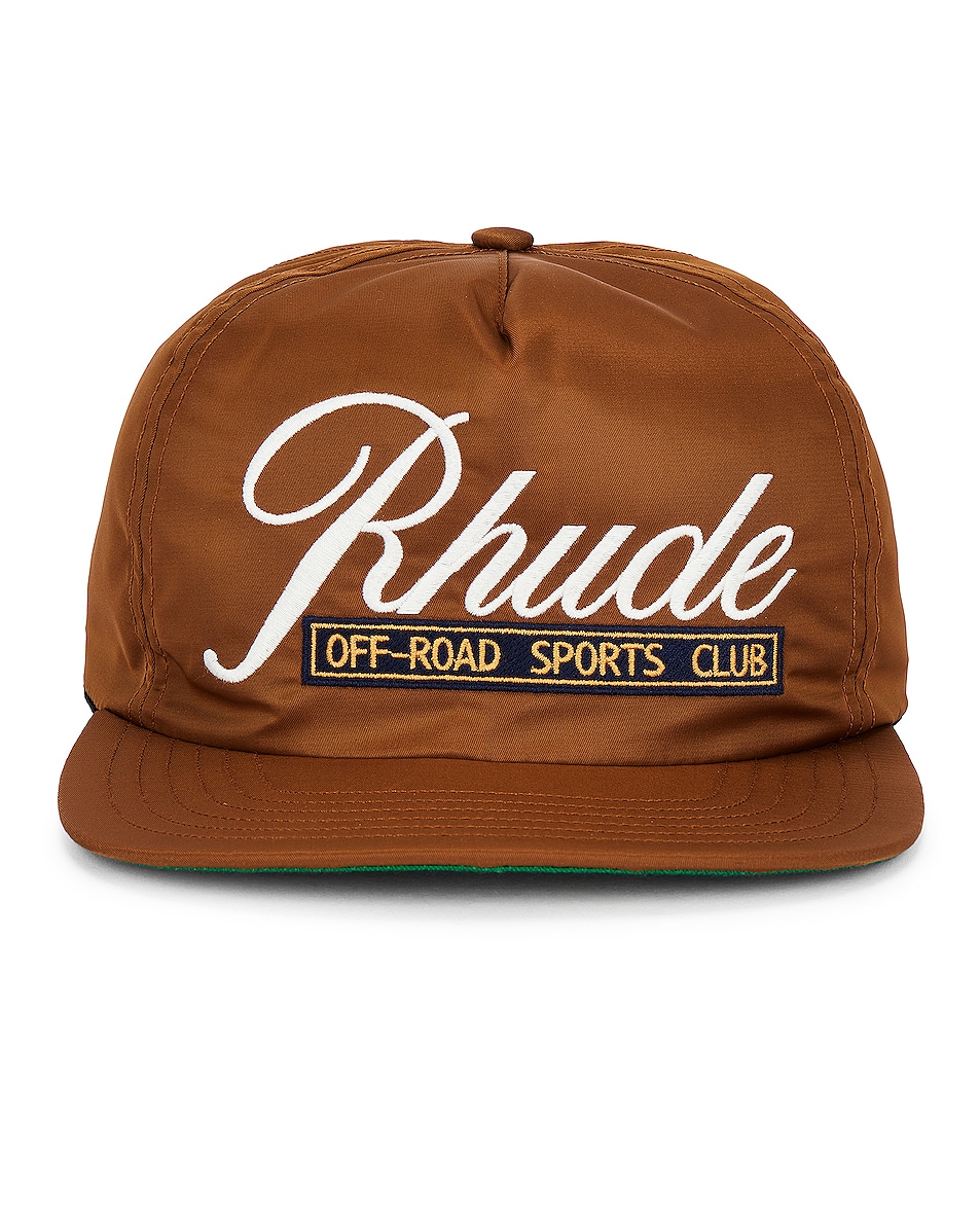 Image 1 of Rhude Sports Club Hat in Camel