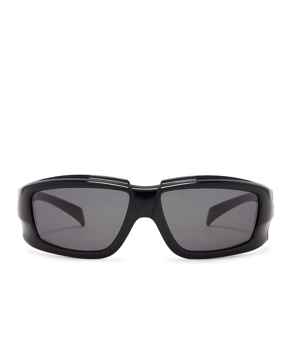 Image 1 of Rick Owens Rick Sunglasses in Black