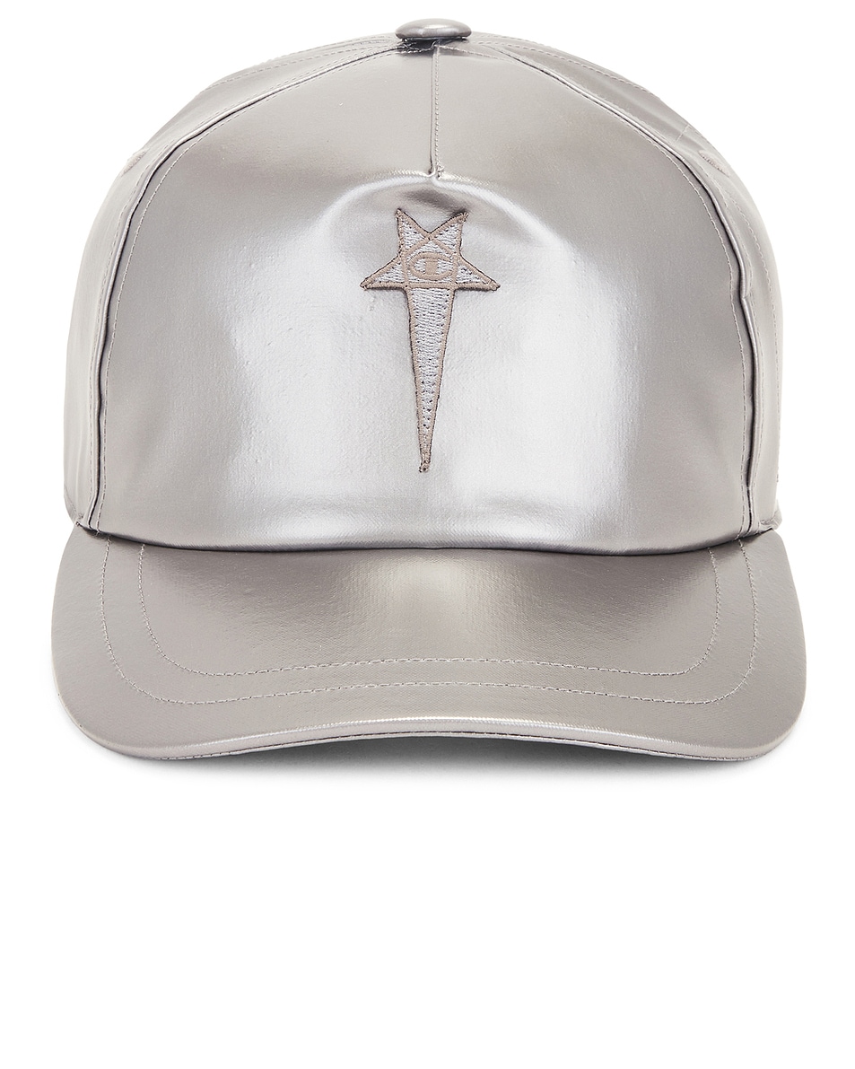 Image 1 of Rick Owens X Champion Baseball Cap in Silver