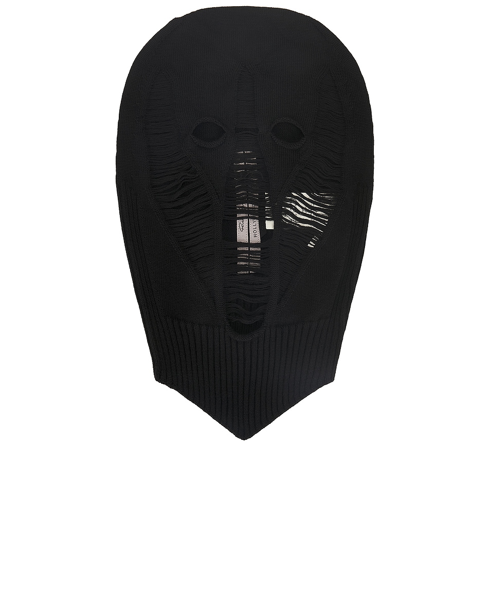 Image 1 of Rick Owens Skull Balaclava in Black