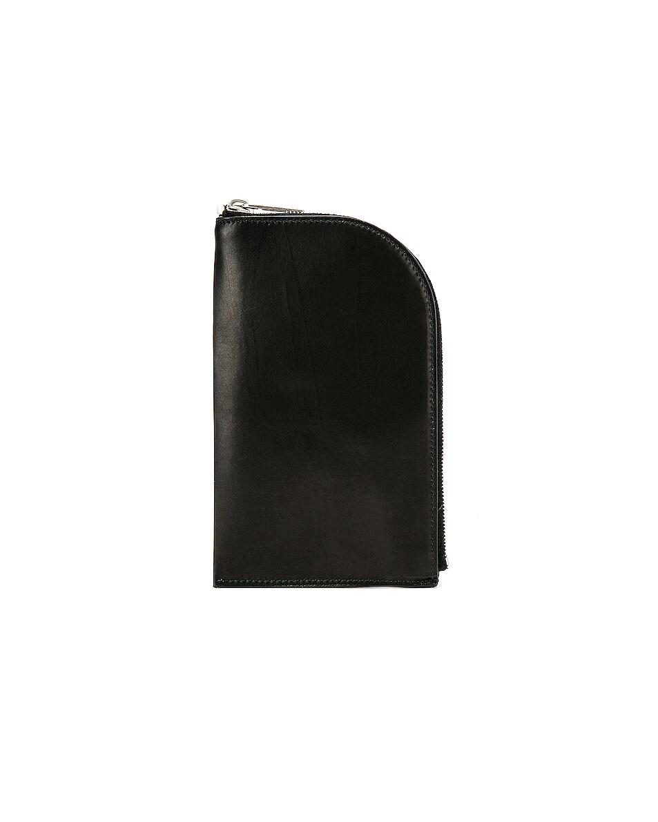 Image 1 of Rick Owens Classic Neckwallet in Black