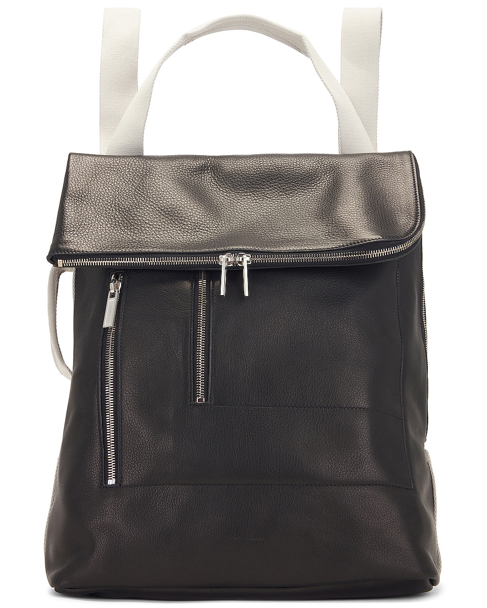 Image 1 of Rick Owens Cargo Backpack in Black & Oyster