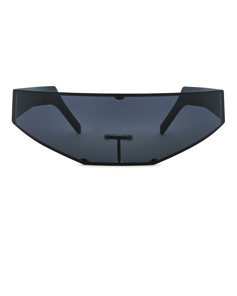 Image 1 of Rick Owens Cyclops Sunglasses in Black