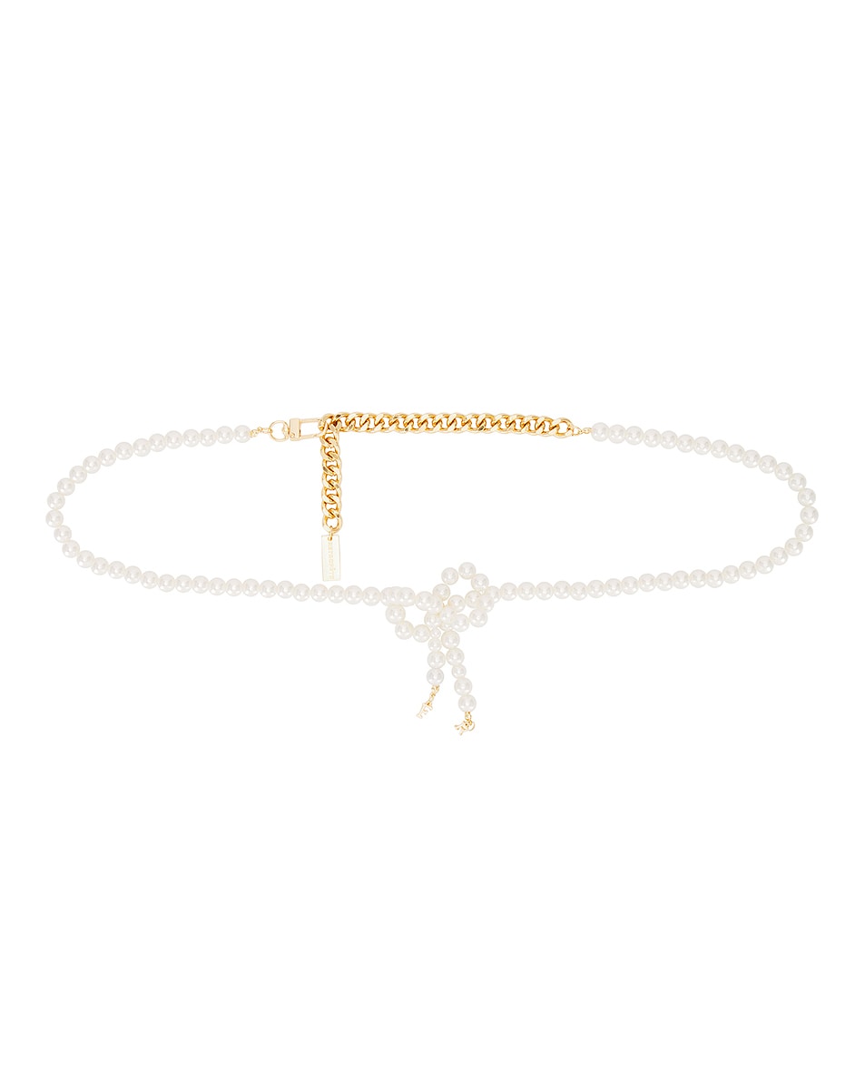 Image 1 of retrofete Anita Pearl Belt in Gold