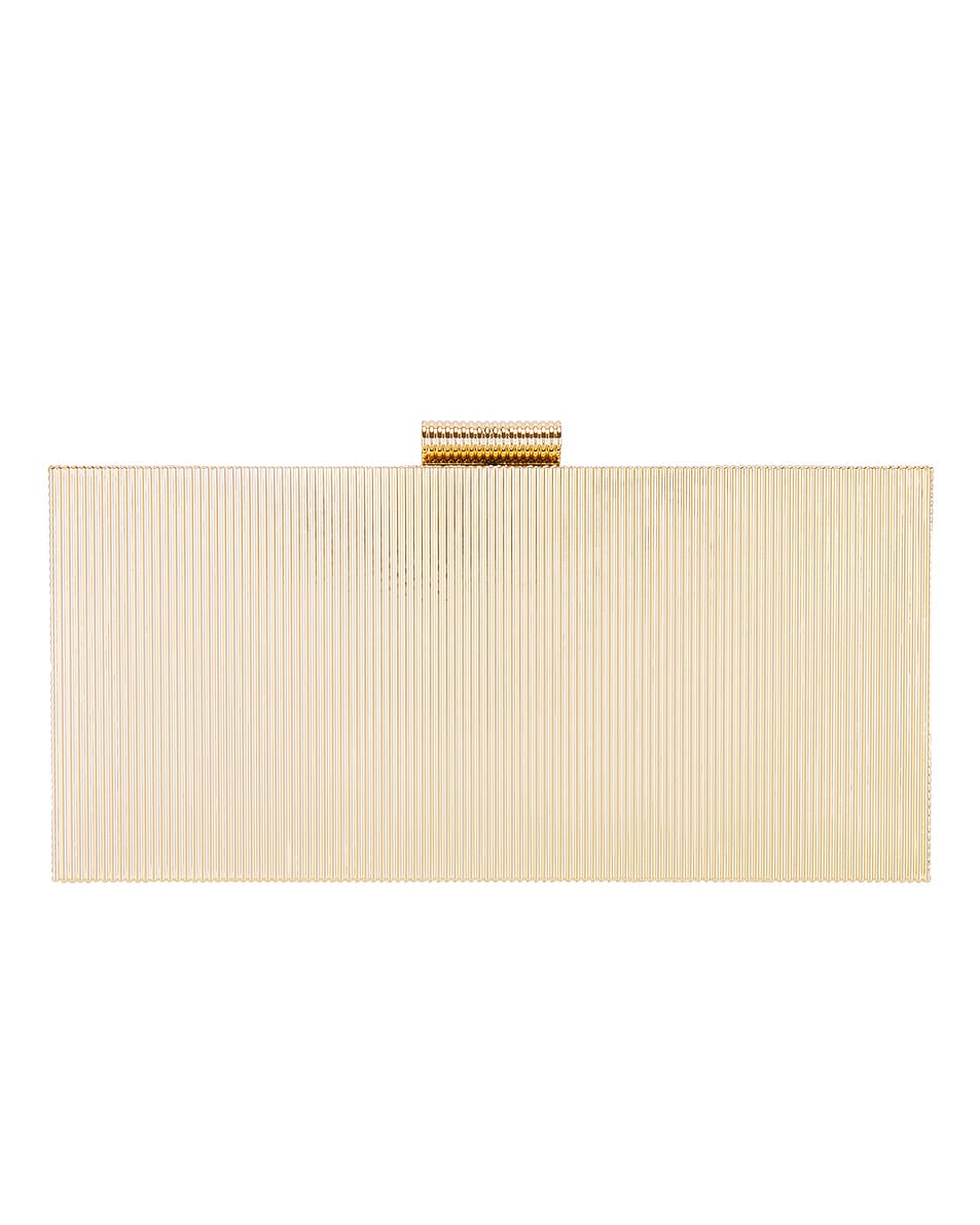 Image 1 of retrofete Milo Clutch in Gold Metal