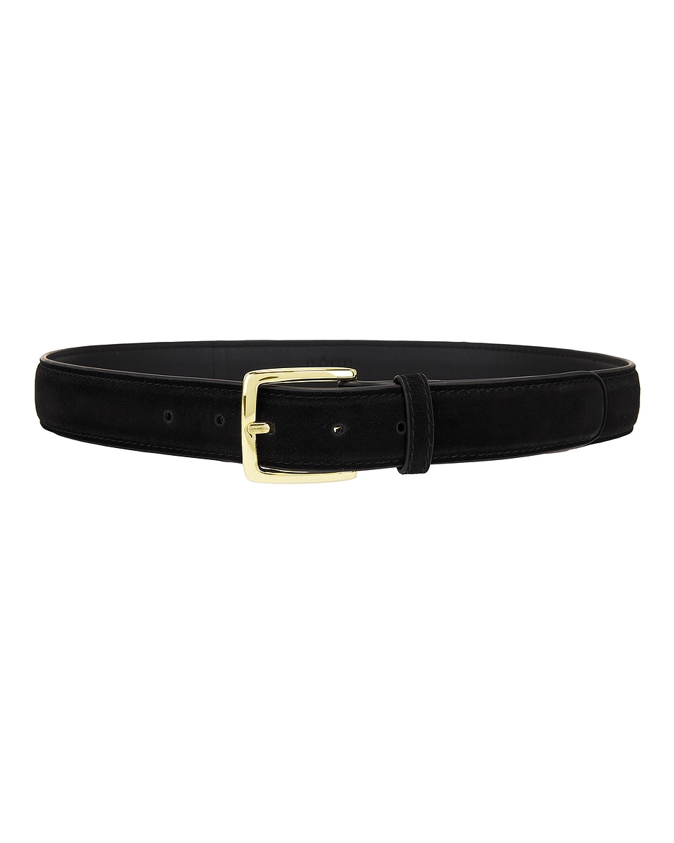 Image 1 of Rohe Suede Belt in Black