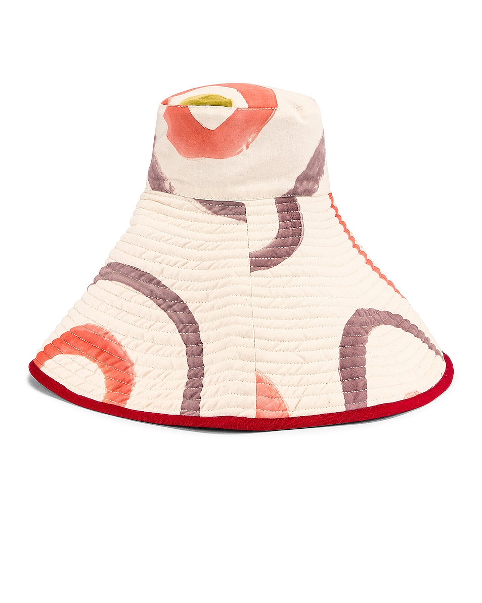 Image 1 of Romualda Ondas Baboomba Reversible Grande Hat in Ruby