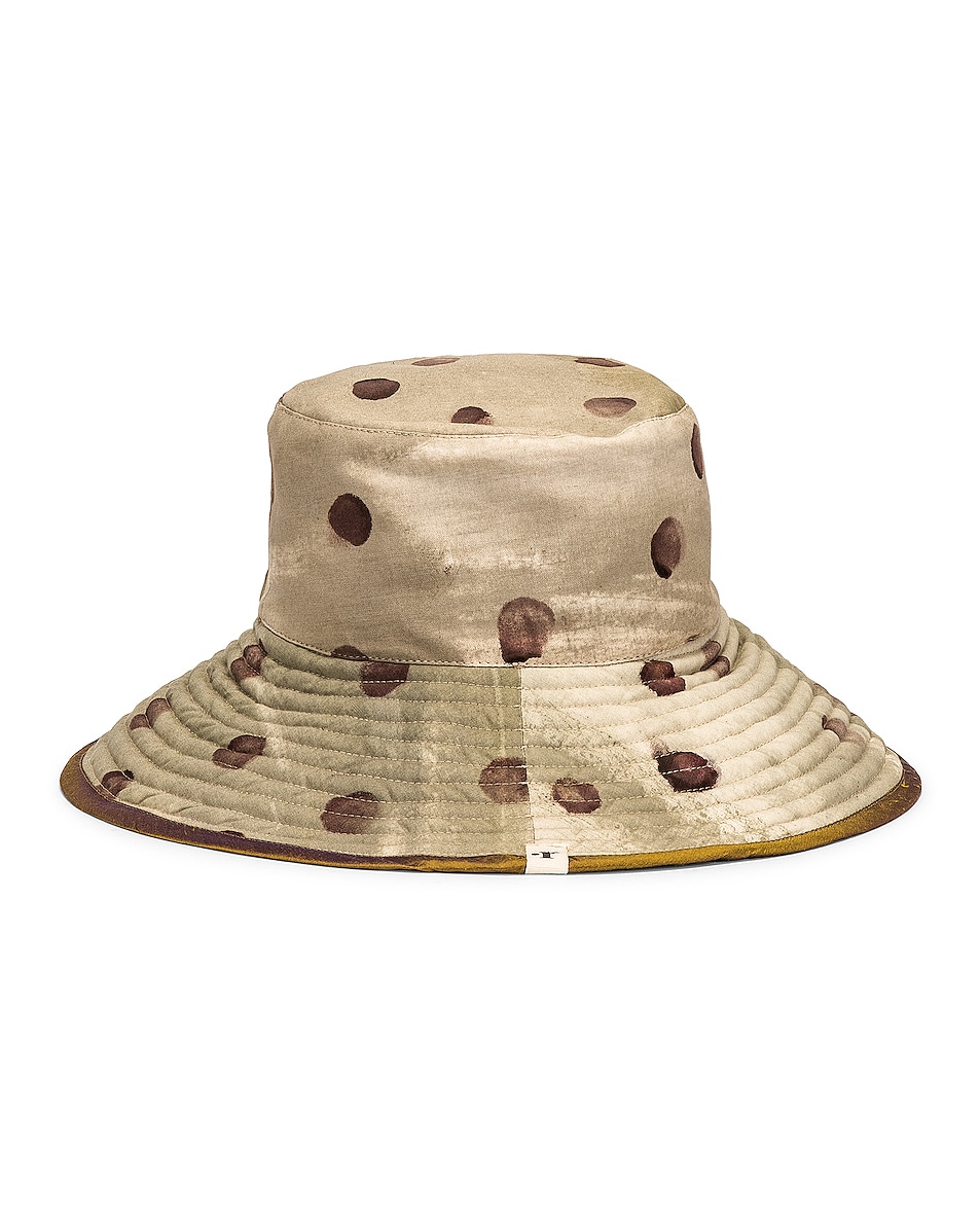 Image 1 of Romualda Corahon Reversible Gran Bucket Hat in Bronze