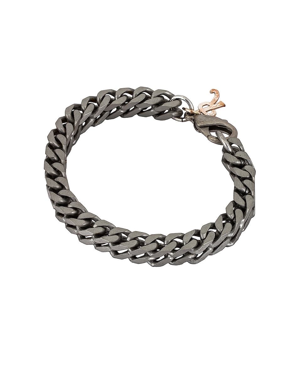 Image 1 of Raf Simons Square Chain Bracelet in Nickle