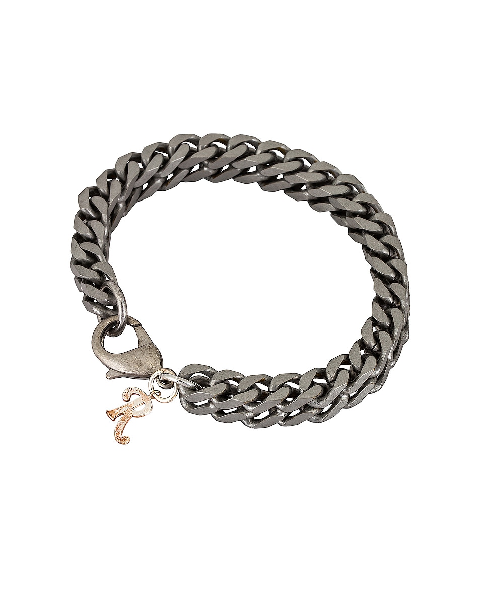 Raf Simons Square Chain Bracelet in Nickle | FWRD