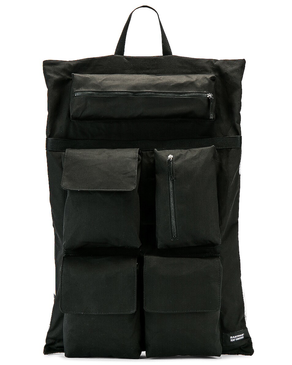 Image 1 of Raf Simons Eastpak Poster Backpack in Black