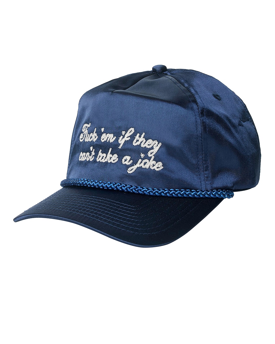 Image 1 of Remington Stone Joker Satin Hat in Navy