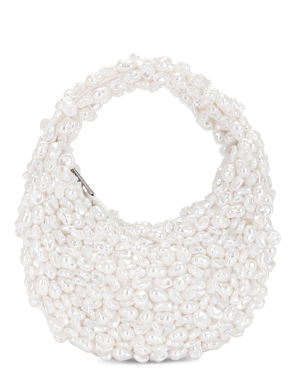 Image 1 of retrofete Lottie Pearl Bag in White