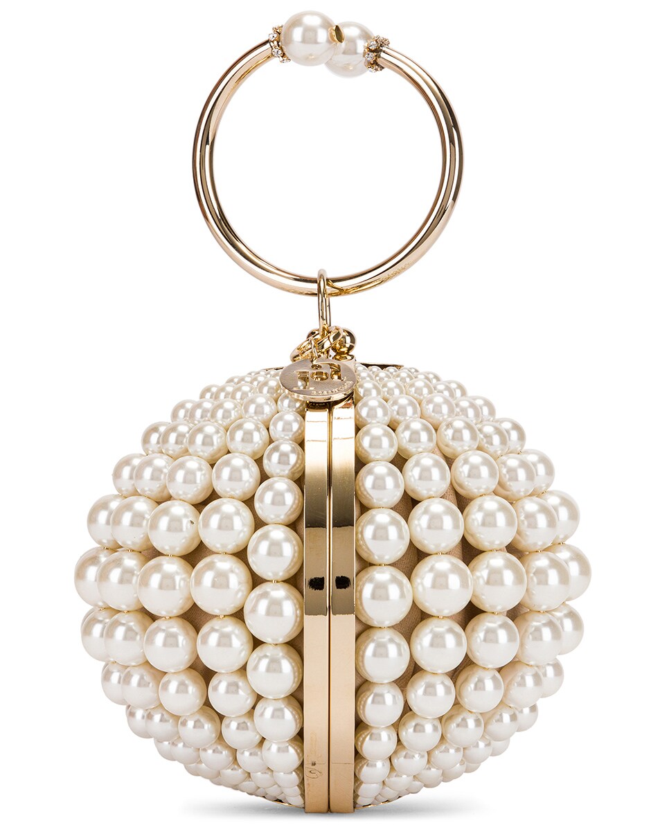 Image 1 of Rosantica Billie Bag in Brass & Pearls