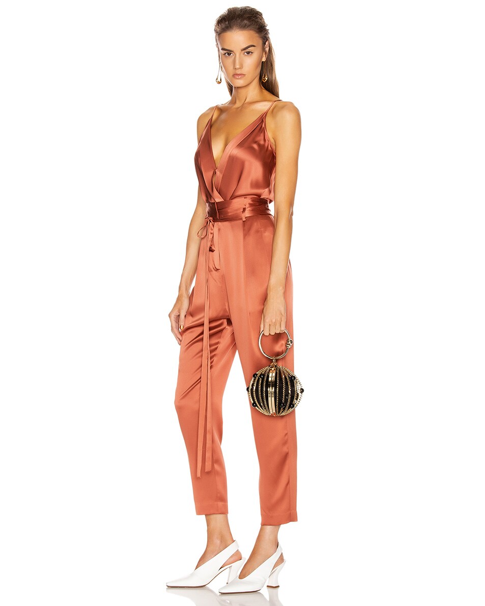 Image 2 of Rosantica Sasha Bag in Black Beads With Crystals