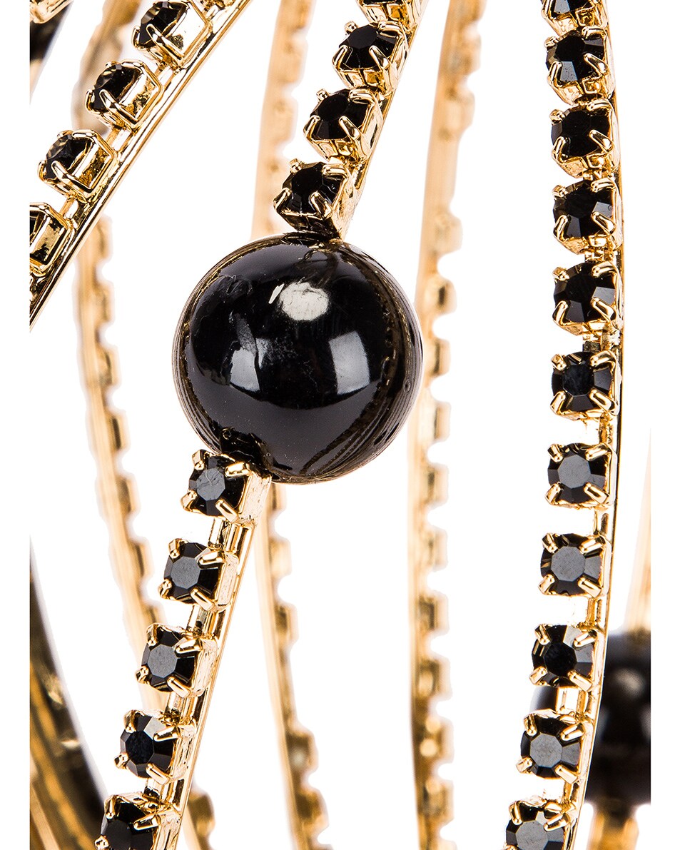 Image 8 of Rosantica Sasha Bag in Black Beads With Crystals