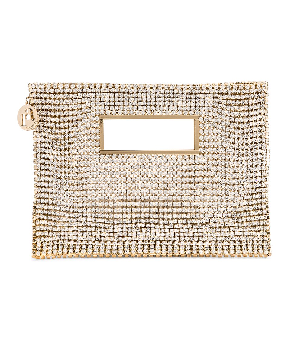 Image 1 of Rosantica Iside Bag in Gold With Crystals
