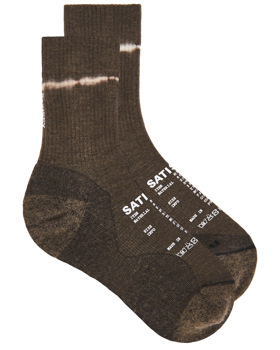Image 1 of Satisfy Merino Nylon Tube Socks in Tie Dye Falcon