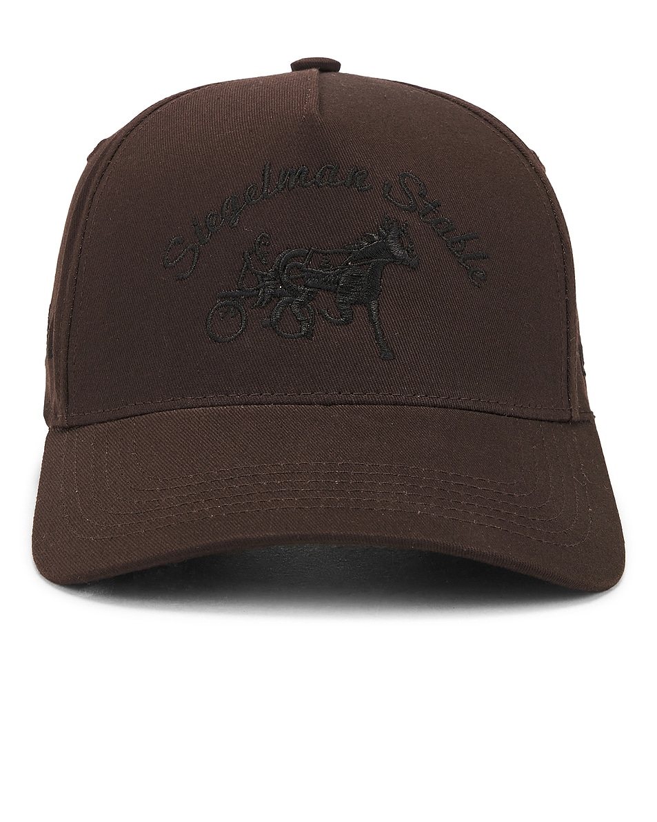 Image 1 of Siegelman Stable x FWRD 5 Panel Hat in Chocolate Brown