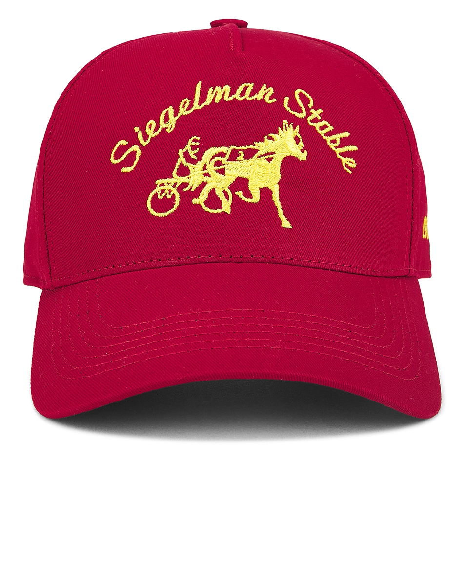Image 1 of Siegelman Stable Hat in Red & Gold