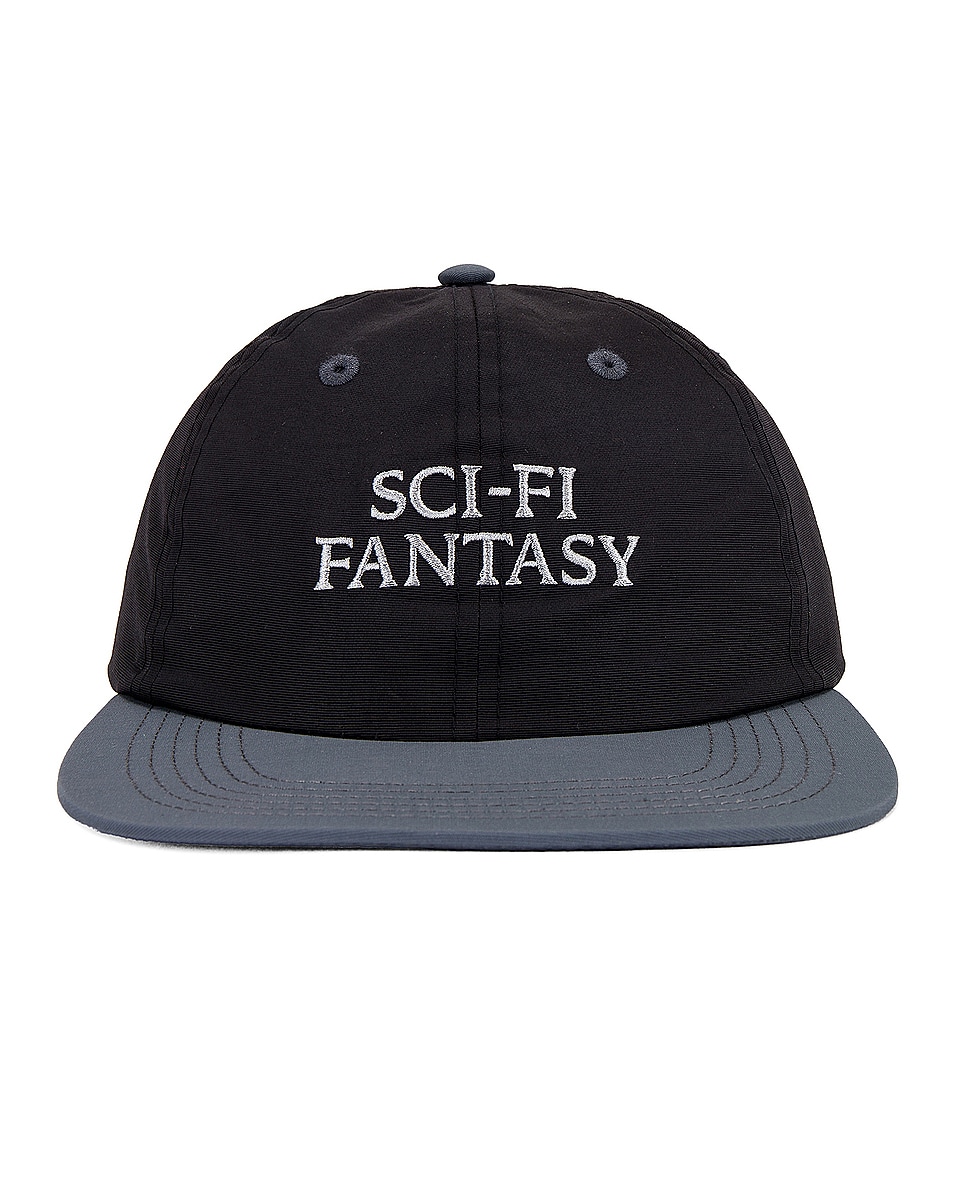 Image 1 of SCI-FI FANTASY Nylon Logo Hat in Black