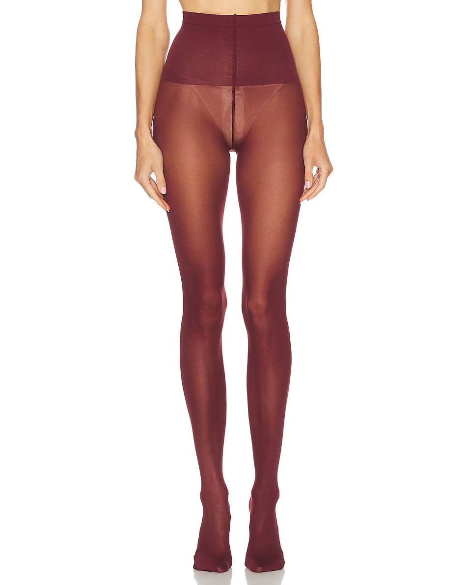 Image 1 of SWEDISH STOCKINGS Svea Premium Tights in Deep Red