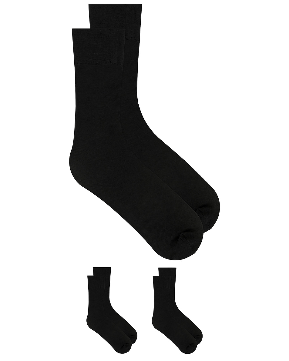 Image 1 of SWEDISH STOCKINGS Elin Premium Knee High 2-Pack Socks in Black