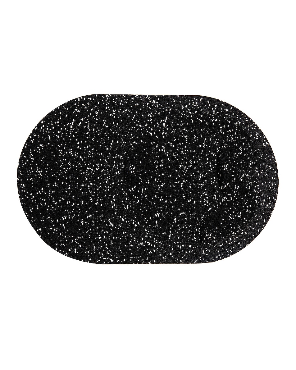 Image 1 of Slash Objects Capsule Placemat in Speckled Black