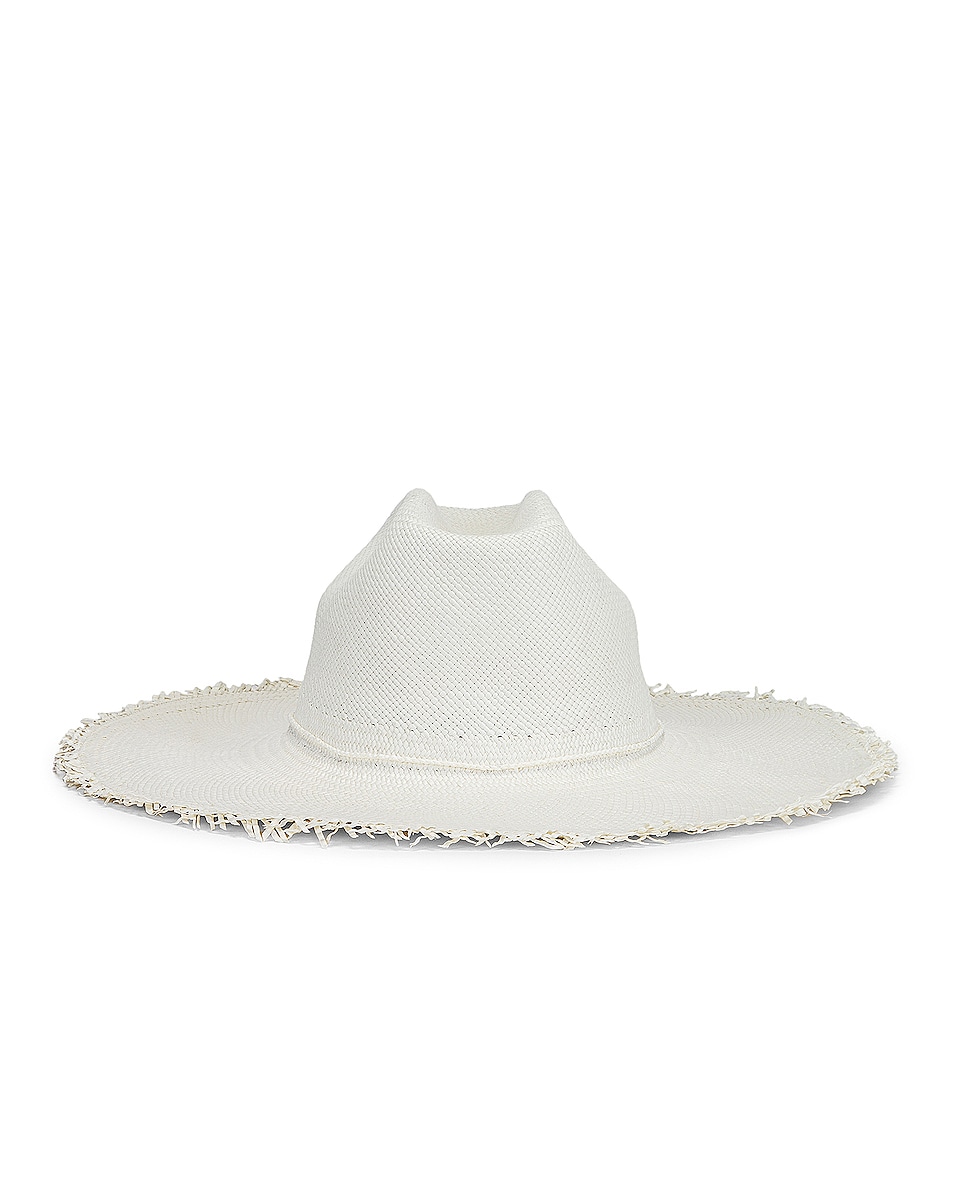 Image 1 of SENSI STUDIO Long Brim Texas Hat in White