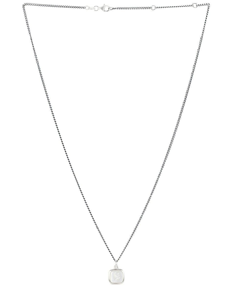 Image 1 of Serge de Nimes Dove Cameo Necklace in Silver