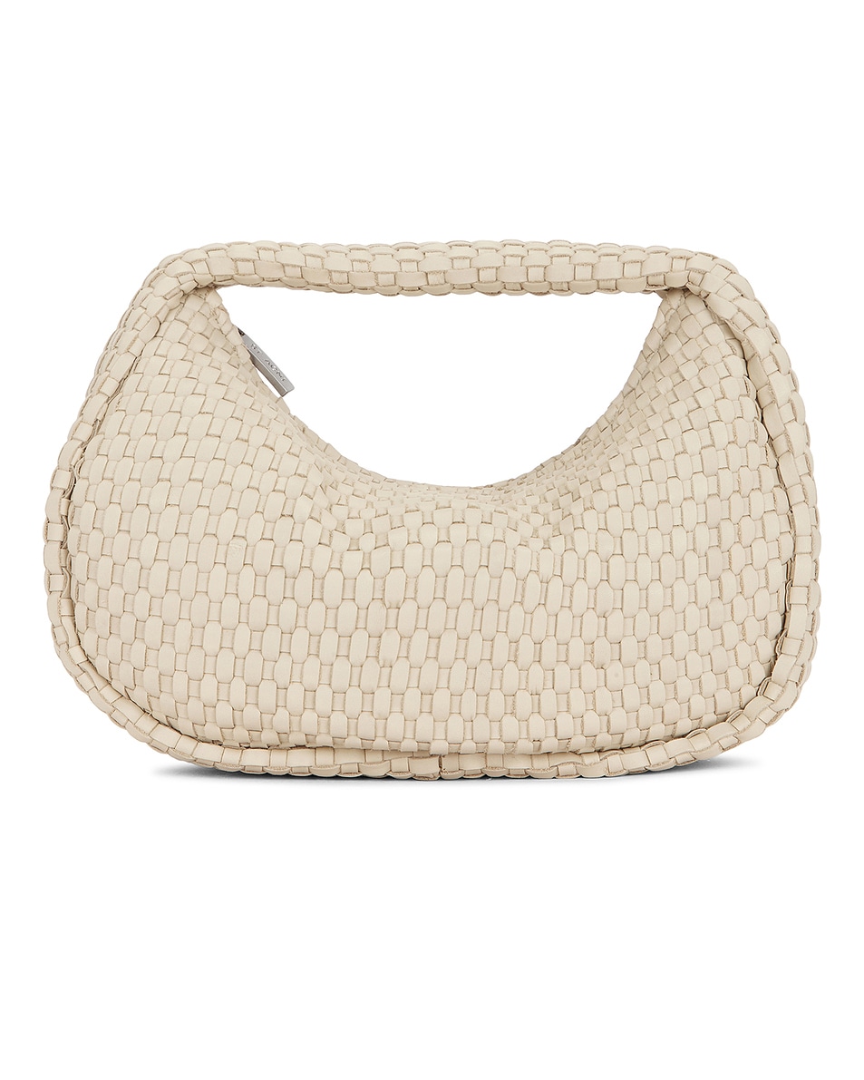 Image 1 of St. Agni Lattice Weave Mini Bon Bon Bag in Creme
