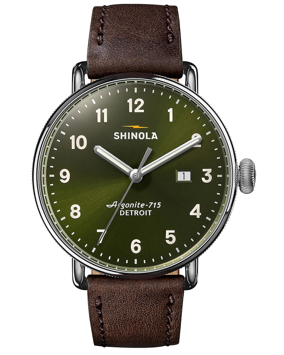 Image 1 of Shinola Canfield 43mm in Dark Olive