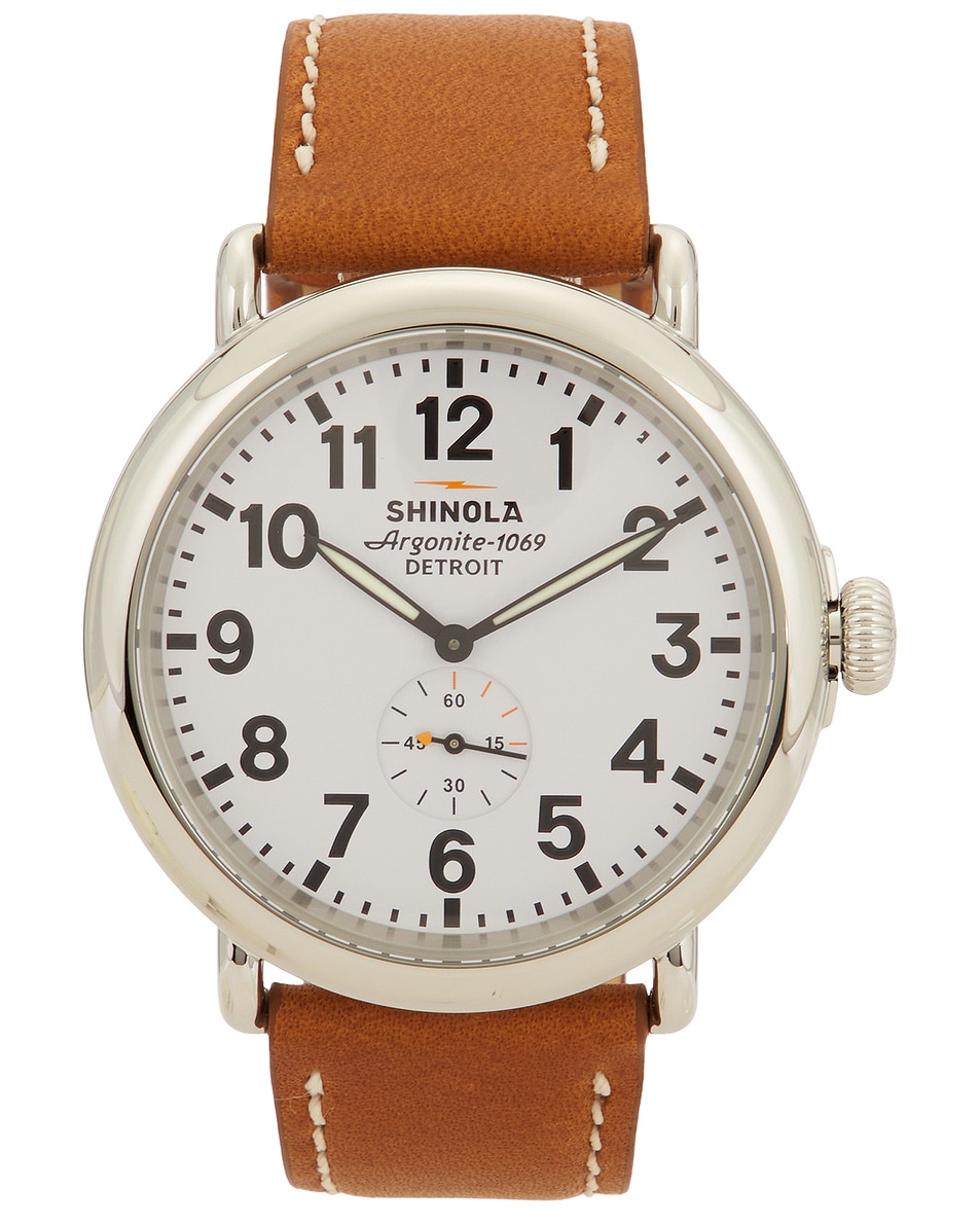 Image 1 of Shinola Runwell 47mm Watch in White