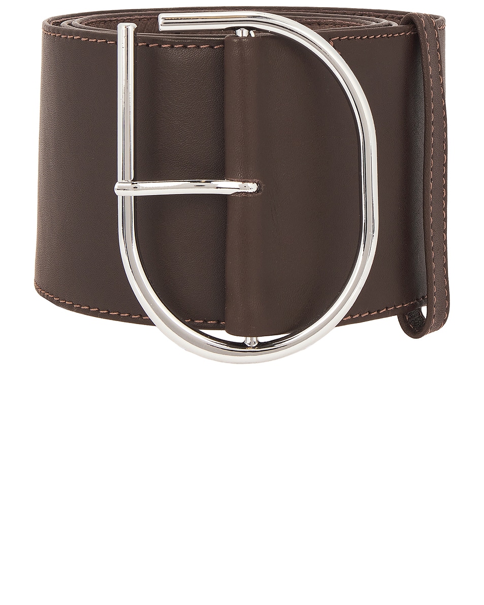 Sir Rocco Color SIR. Rocco Wide Leather Belt in Chocolate | FWRD