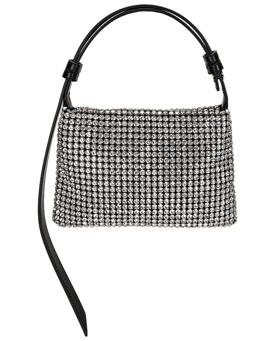 Image 1 of Simon Miller Mini Puffin Bag in Black & Clear Crystal