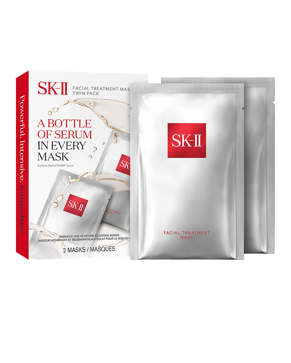 Image 1 of SK-II Pitera Facial Treatment Mask Twin Pack in 