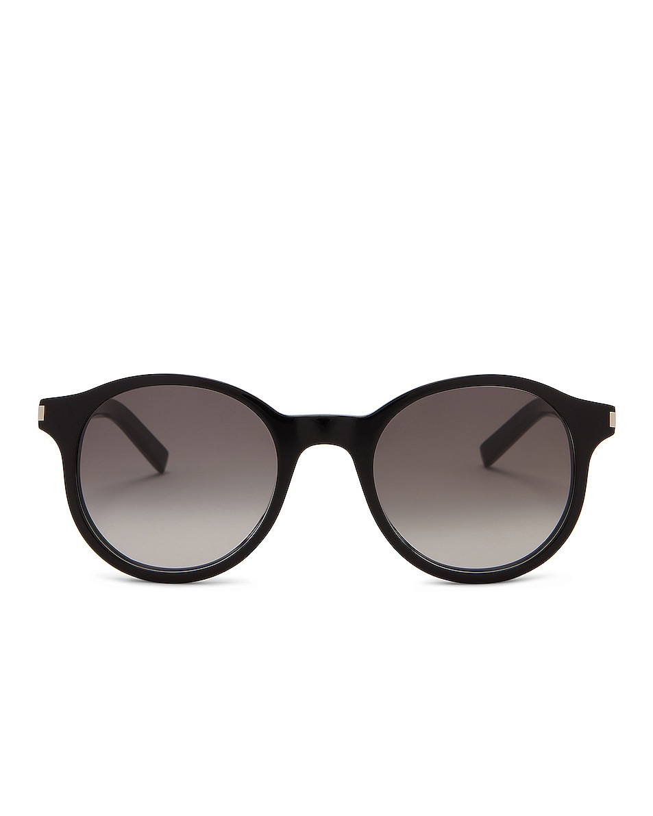 Image 1 of Saint Laurent SL 521 Sunglasses in Shiny Black