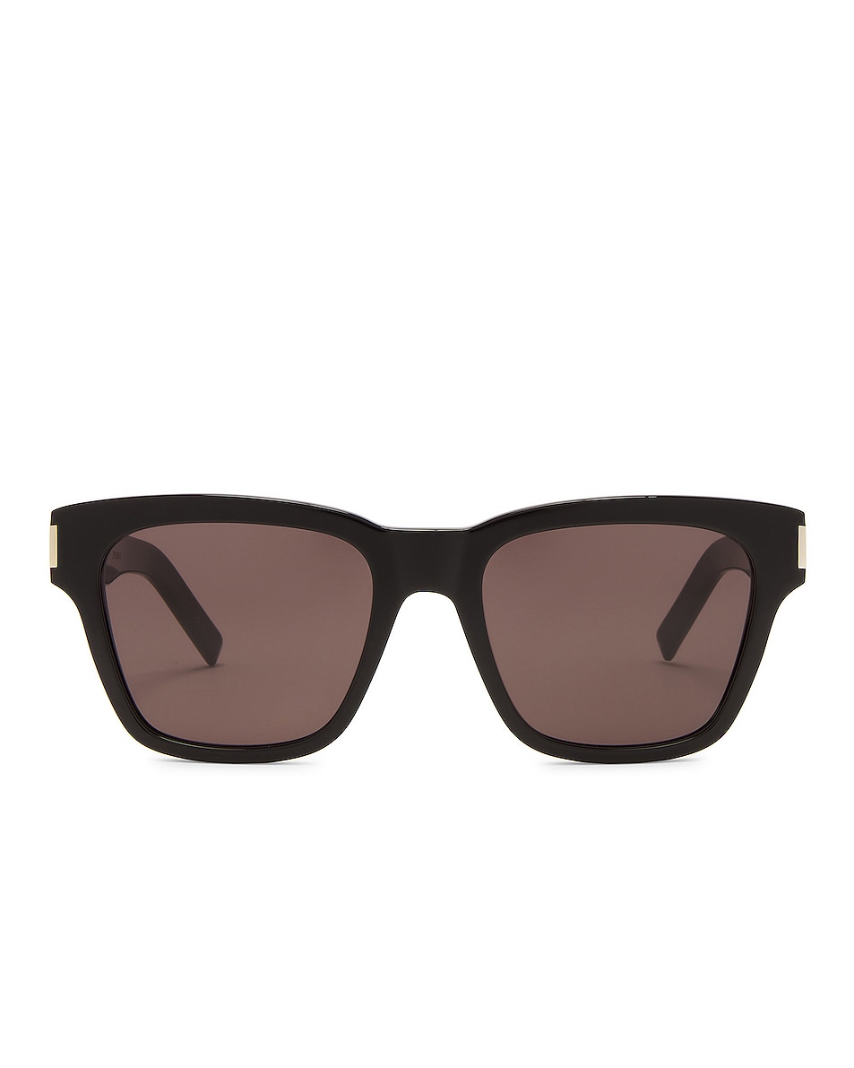 Image 1 of Saint Laurent Icons Sunglasses in Shiny Black