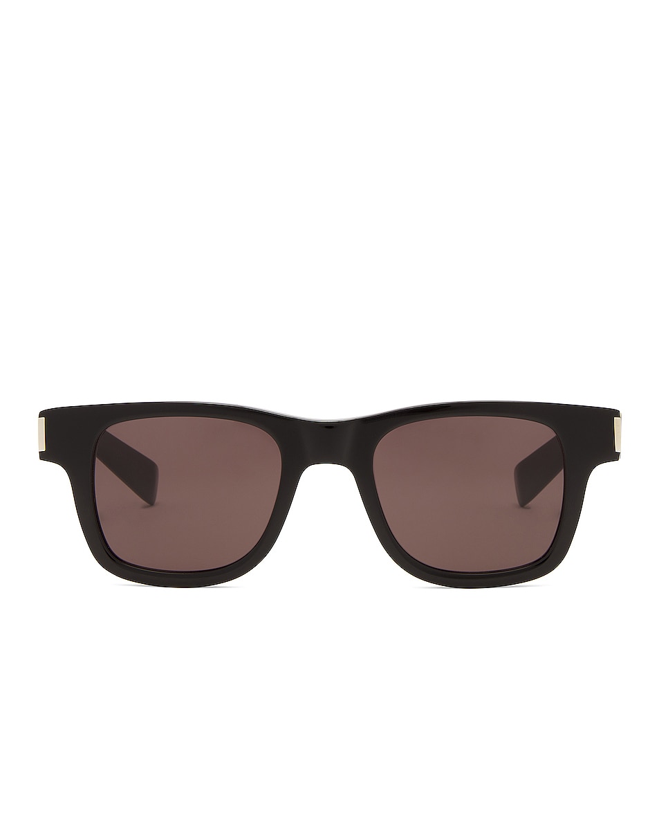 Image 1 of Saint Laurent Vintage Sunglasses in Shiny Black